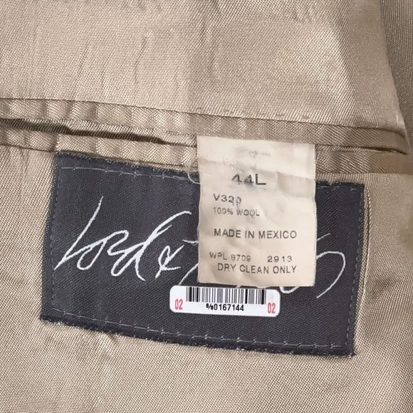 Nautica 100% Wool 3 Button Blazer in Green Check Men's Size 44L - Picture 7 of 10